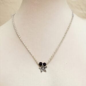 Minimalist flower pendant mangalsutra