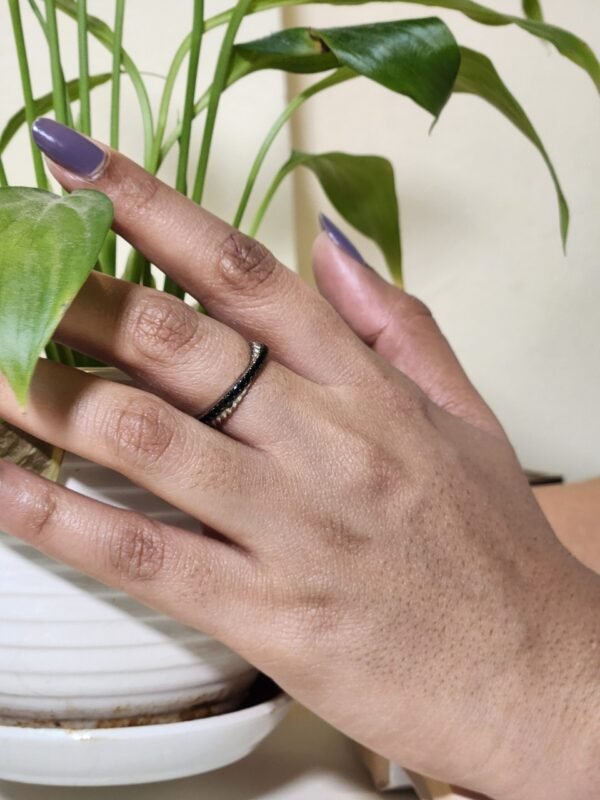 Black Diamonds Cross Ring - Image 4