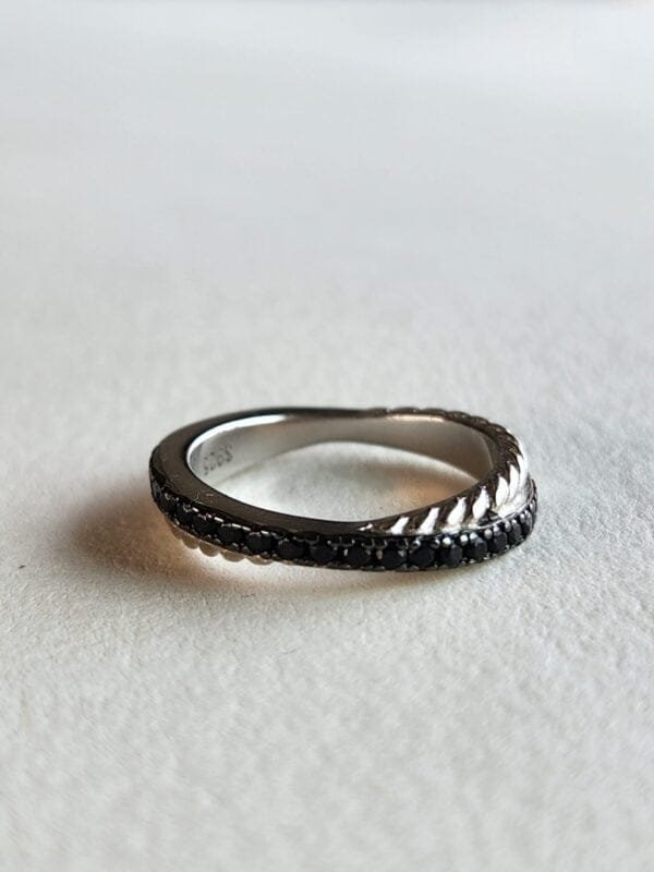 Black Diamonds Cross Ring - Image 5