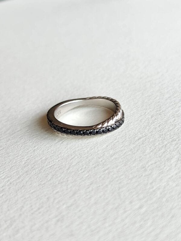 Black Diamonds Cross Ring - Image 7
