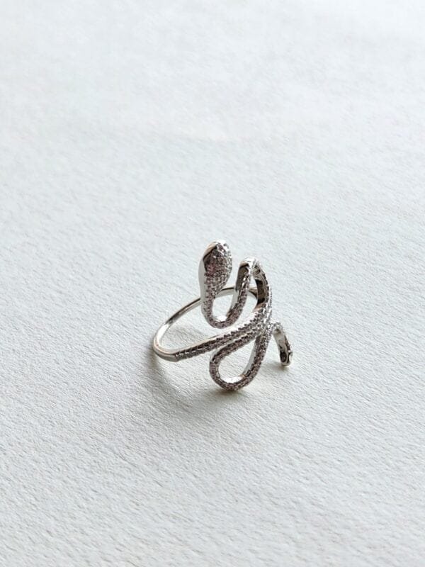 Snake Ring Diamond Studded - Image 2